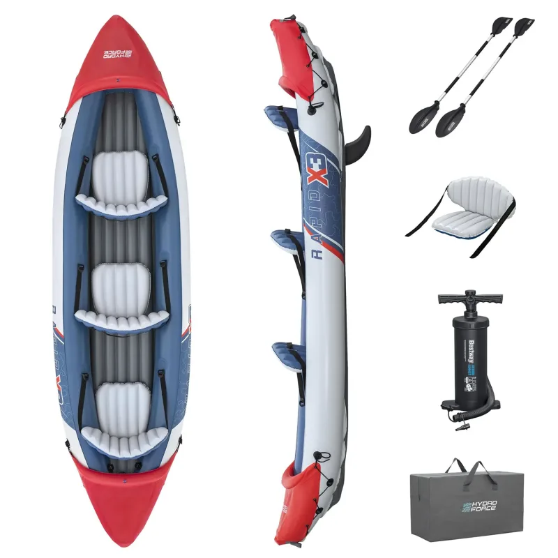 Каяк надувний Bestway 65132 Hydro-Force Rapid X3 381 х 100 см