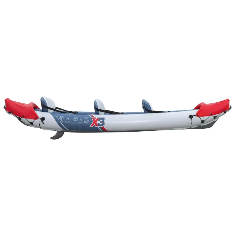 Каяк надувний Bestway 65132 Hydro-Force Rapid X3 381 х 100 см Каяк надувний Bestway 65132 Hydro-Force Rapid X3 381 х 100 см