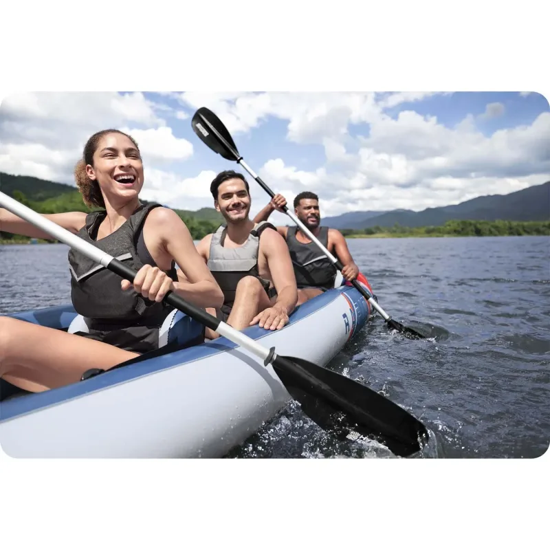 Каяк надувний Bestway 65132 Hydro-Force Rapid X3 381 х 100 см Каяк надувний Bestway 65132 Hydro-Force Rapid X3 381 х 100 см