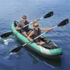 Каяк надувний Bestway Hydro-Force Ventura X2 330 х 86 см, чорно-м'ятний