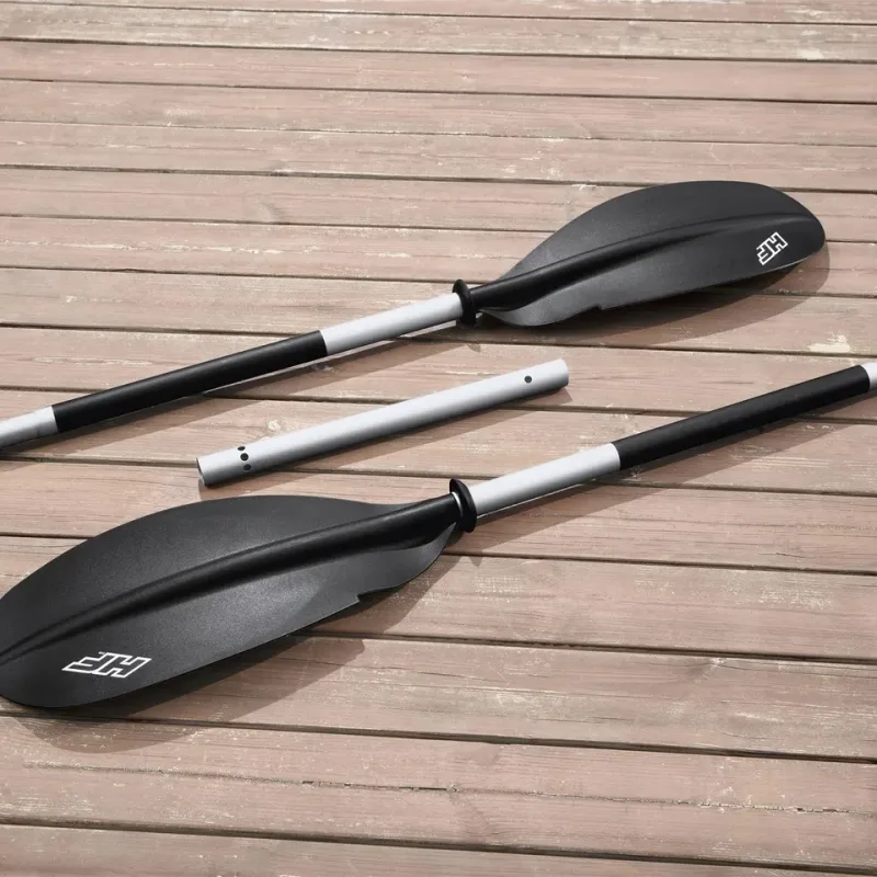 Каяк надувний Bestway Hydro-Force Ventura X2 330 х 86 см, чорно-м'ятний