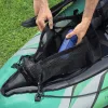 Каяк надувний Bestway Hydro-Force Ventura X2 330 х 86 см, чорно-м'ятний