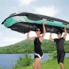Каяк надувний Bestway Hydro-Force Ventura X2 330 х 86 см, чорно-м'ятний