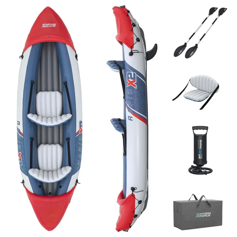 Надувна байдарка Bestway 65077 Lite Rapid X2 321 x 88 см