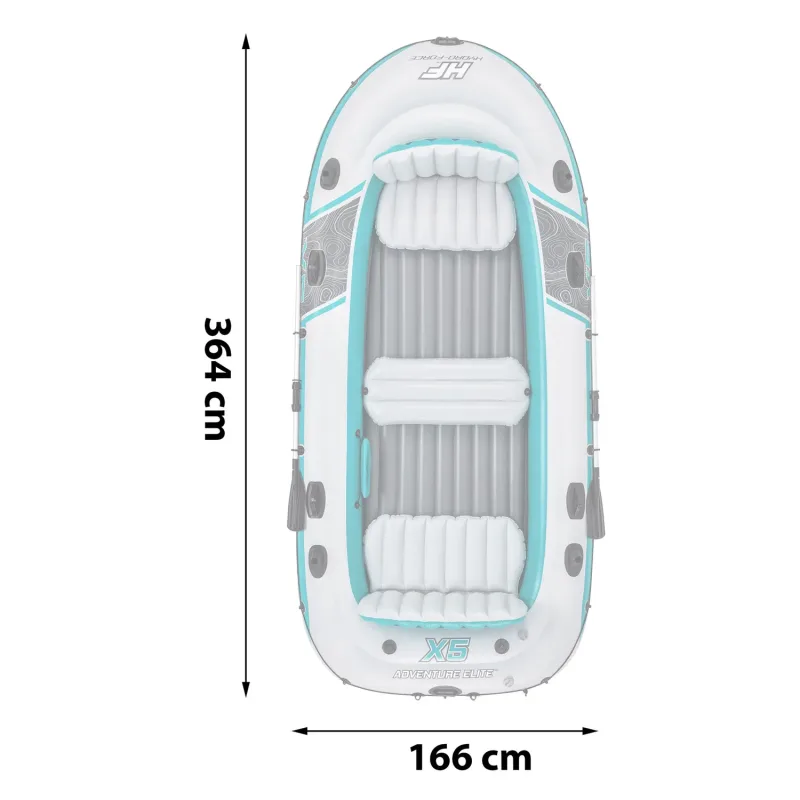 Надувний човен Hydro-Force Adventure Elite X5 Bestway 65159