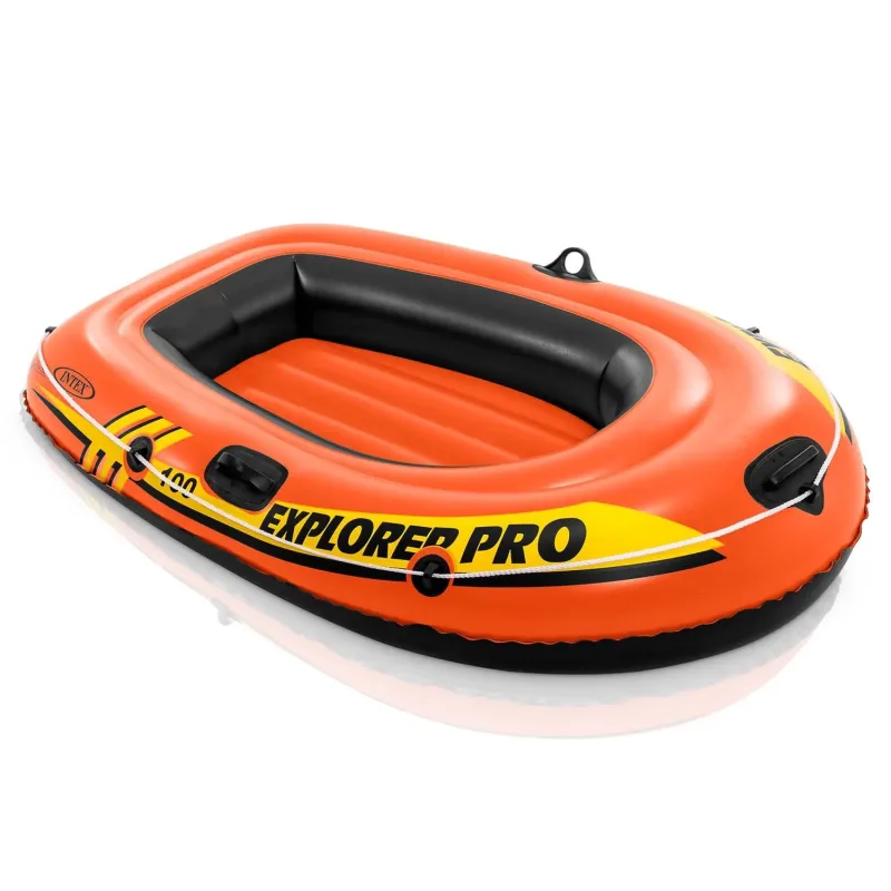 Човен надувний Intex Explorer Pro 100 160 x 94 x 29 см, помаранчевий