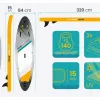 Надувна SUP дошка (Сапборд) Neo-Sport 170205 Aquasurf 320 х 84 х 15 см