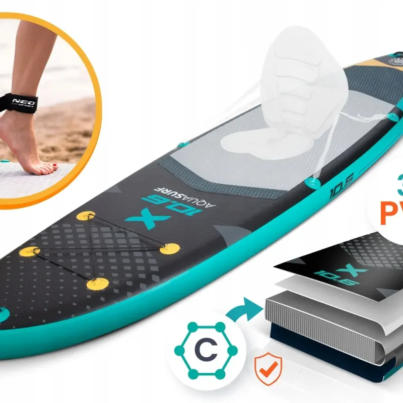 Надувна SUP дошка (Сапборд) Neo-Sport 170207 Aquasurf 320 х 84 х 15 см