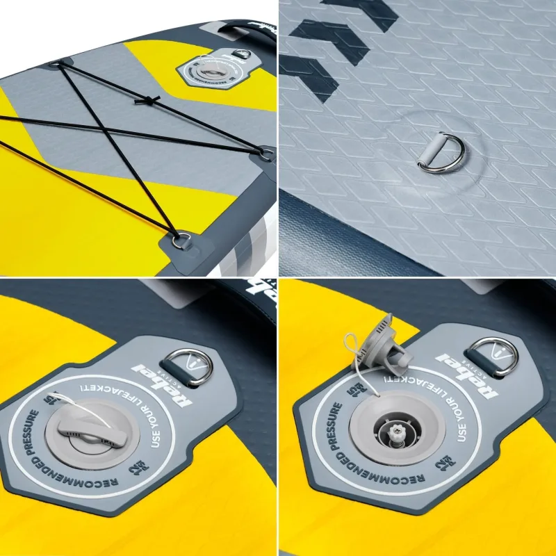 Надувна SUP дошка (Сапборд) REBEL ACTIVE RBA-4507 335 сіро-жовта Надувна SUP дошка (Сапборд) REBEL ACTIVE RBA-4507 335 сіро-жовта