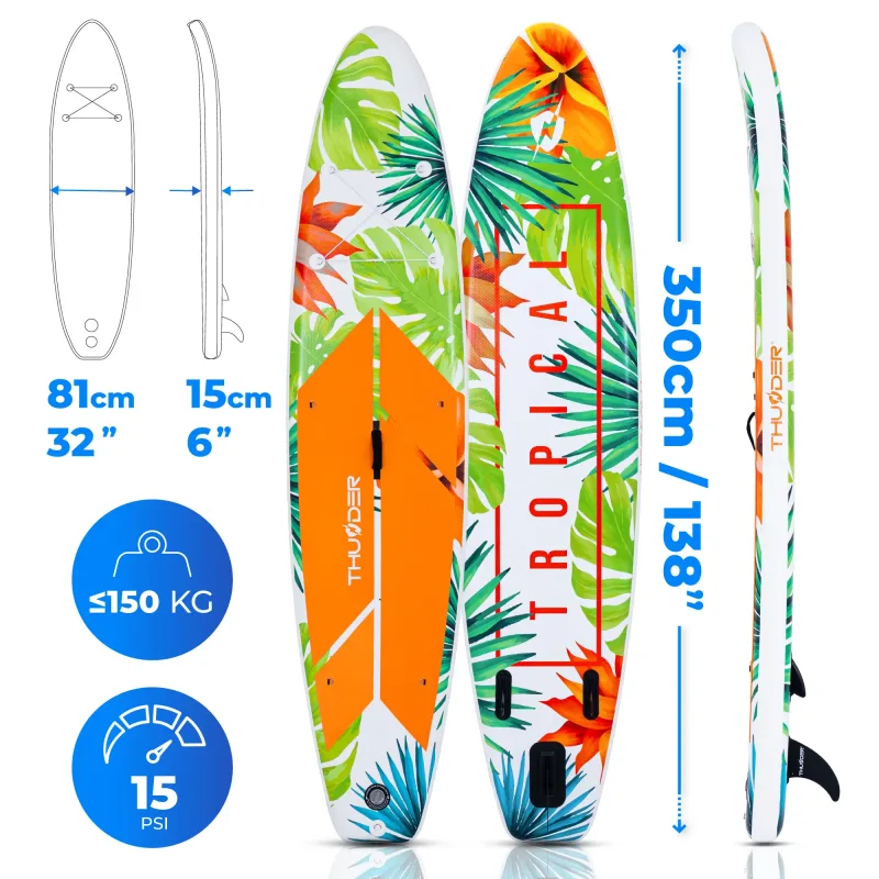 Надувна SUP дошка (Сапборд) THUNDER TROPI-LIGHT 350