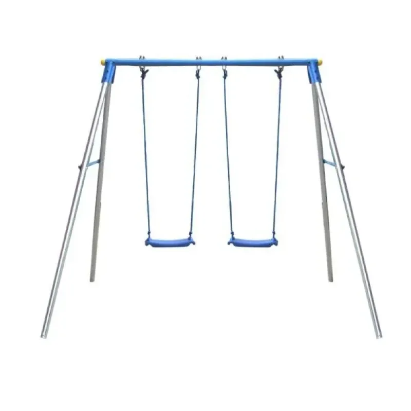 Гойдалка двомісна MASTER A2, 212 x 166 x 200 см - синьо-сіра