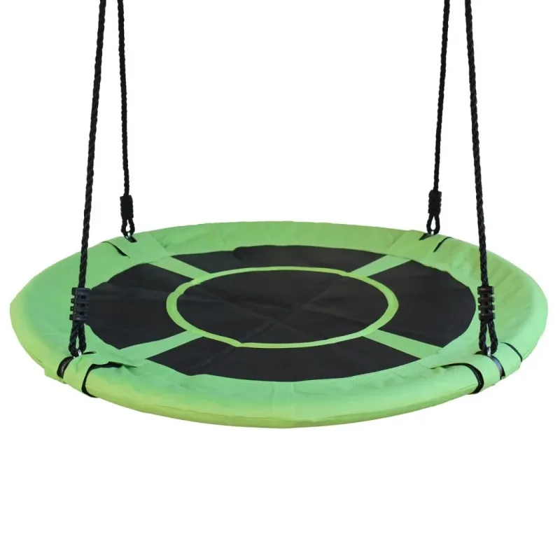 Гойдалка-гніздо MASTER Fun Ring 80 см - зелено-чорна