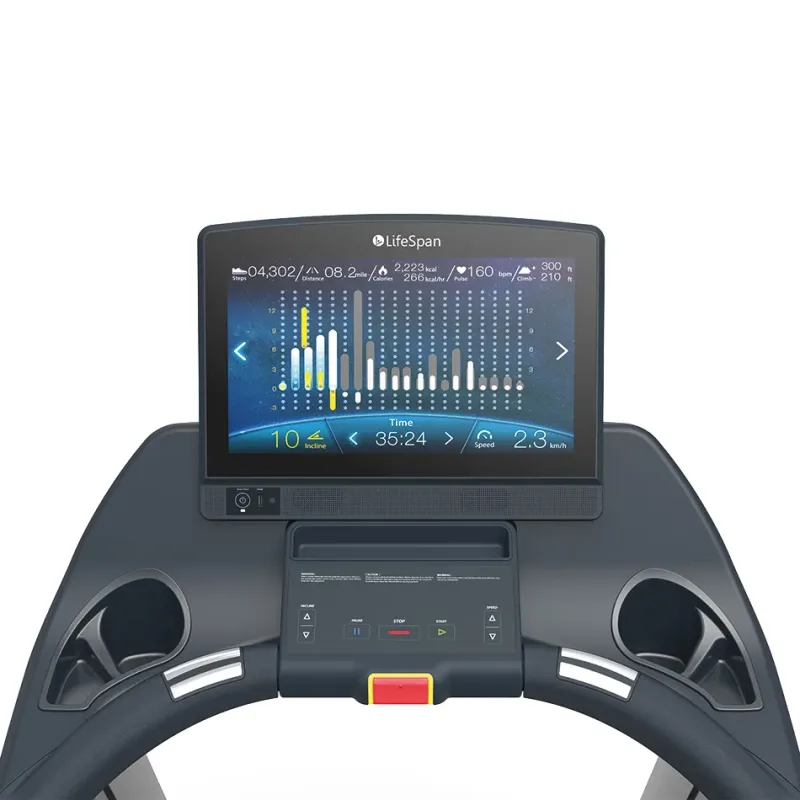 Бігова доріжка електрична LifeSpan TR7000iM, чорна