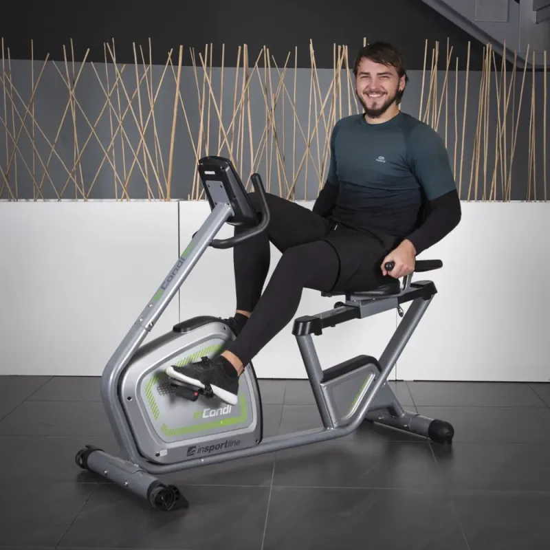 Велотренажер горизонтальний магнітний inSPORTline inCondi R60i сірий Велотренажер горизонтальний магнітний inSPORTline inCondi R60i сірий