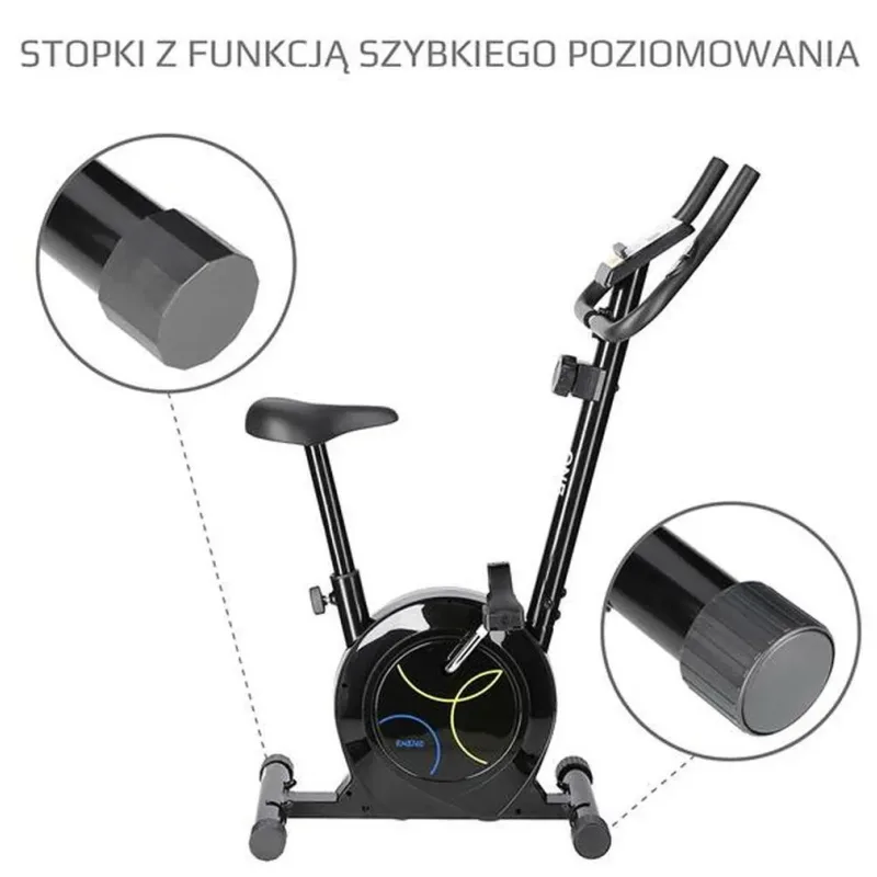 Велотренажер магнітний ONE FITNESS RM8740 чорний