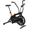 Велотренажер повітряний  HMS AirBike MP6540  – чорно-помаранчевий