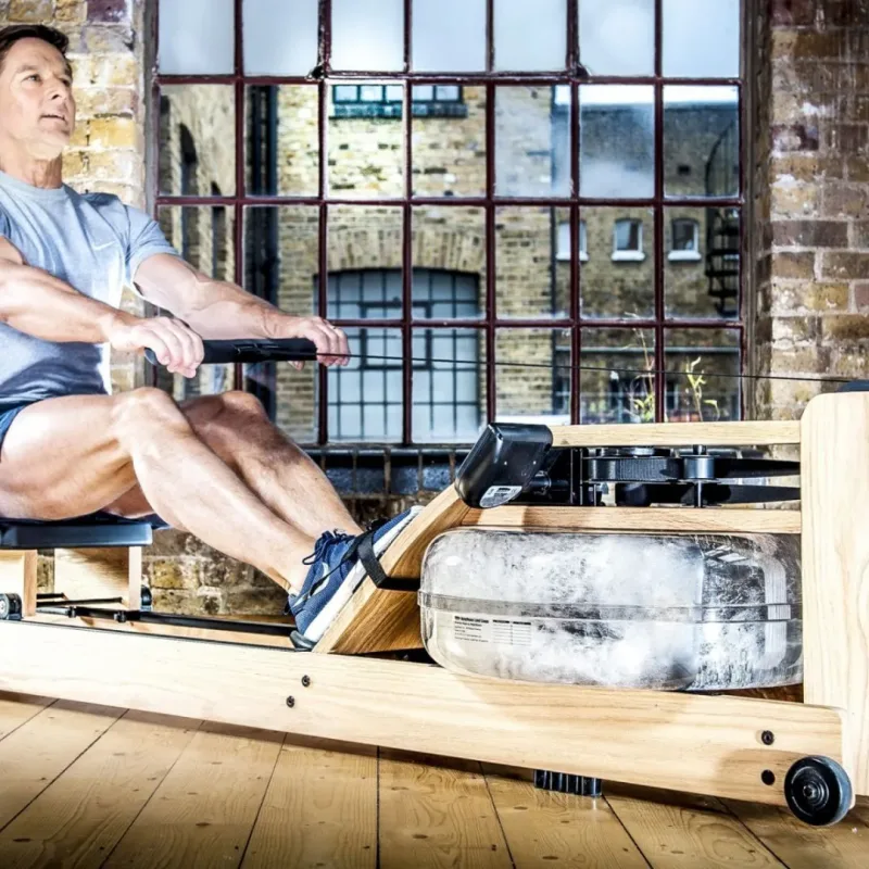 Веслувальний тренажер водний WaterRower  S4 Oak жовтий