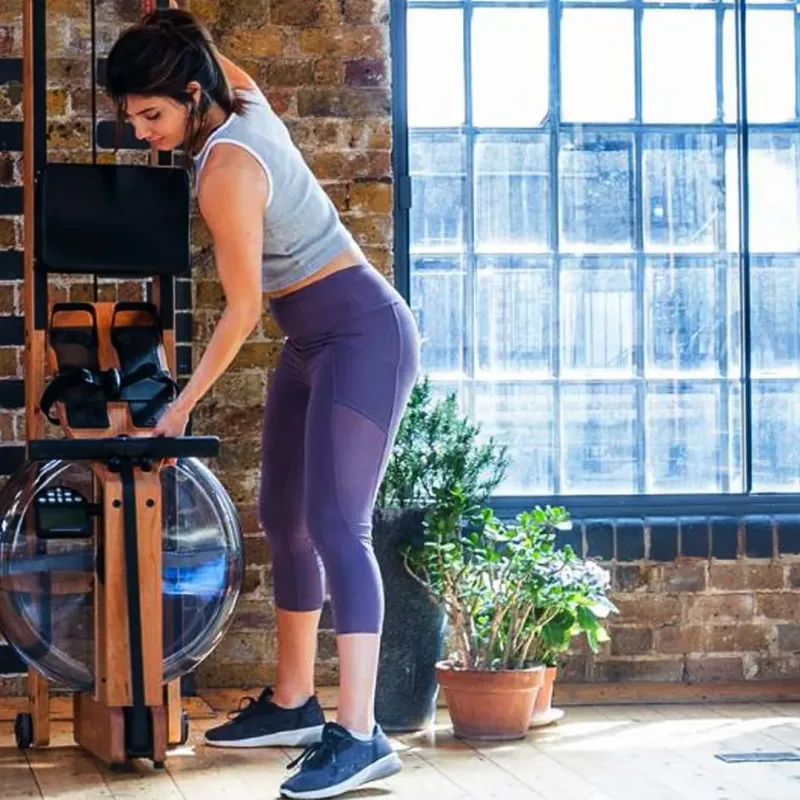 Веслувальний тренажер водний WaterRower  S4 Oak жовтий