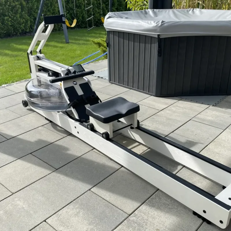 Веслувальний тренажер водний WaterRower Blanc S4 Oak білий Веслувальний тренажер водний WaterRower Blanc S4 Oak білий