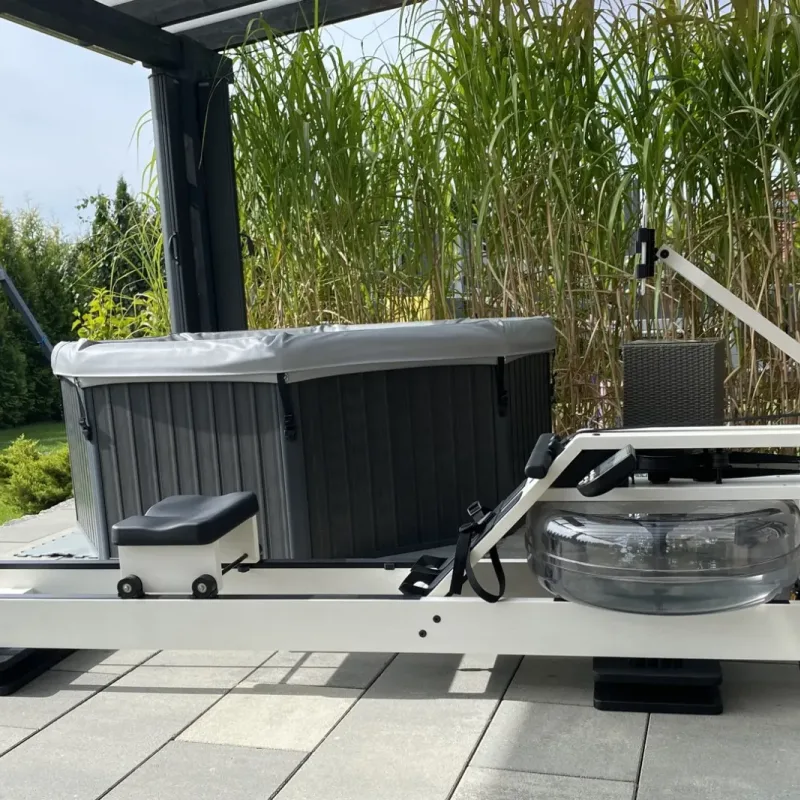Веслувальний тренажер водний WaterRower Blanc S4 Oak білий Веслувальний тренажер водний WaterRower Blanc S4 Oak білий