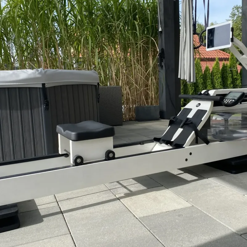 Веслувальний тренажер водний WaterRower Blanc S4 Oak білий Веслувальний тренажер водний WaterRower Blanc S4 Oak білий