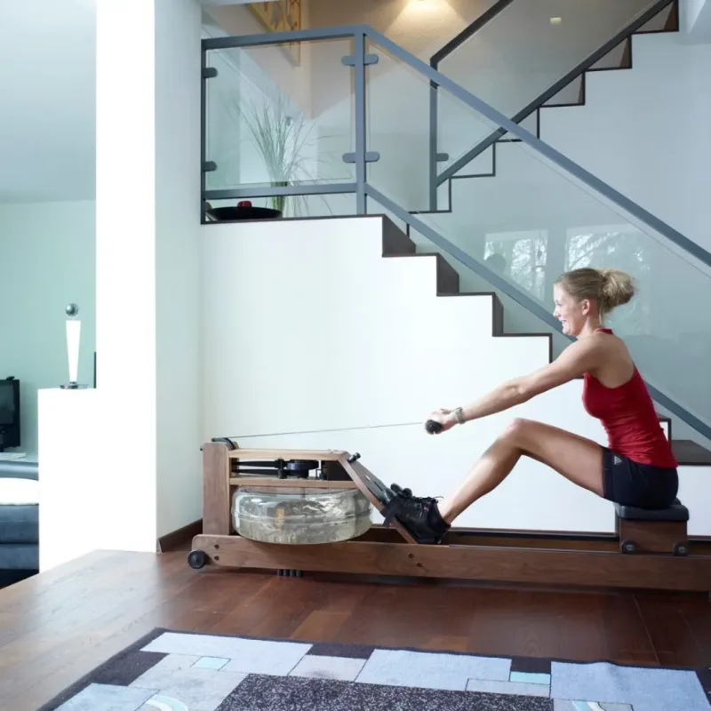 Веслувальний тренажер водний WaterRower Classic S4 Wallnut коричневий