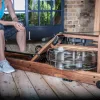 Веслувальний тренажер водний WaterRower Classic S4 Wallnut коричневий