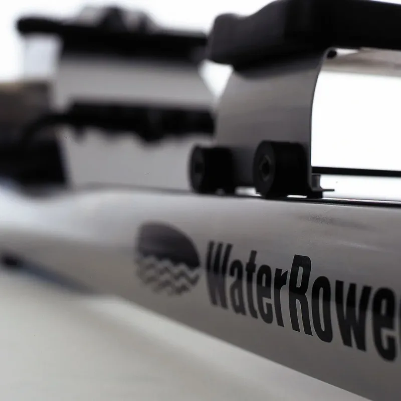 Веслувальний тренажер водний WaterRower M1 LoRise S4 Aluminum сірий