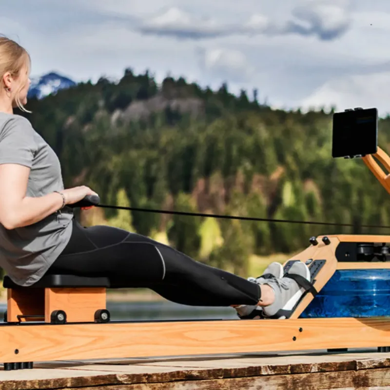 Веслувальний тренажер водний WaterRower Oak Performance SR Oak жовтий