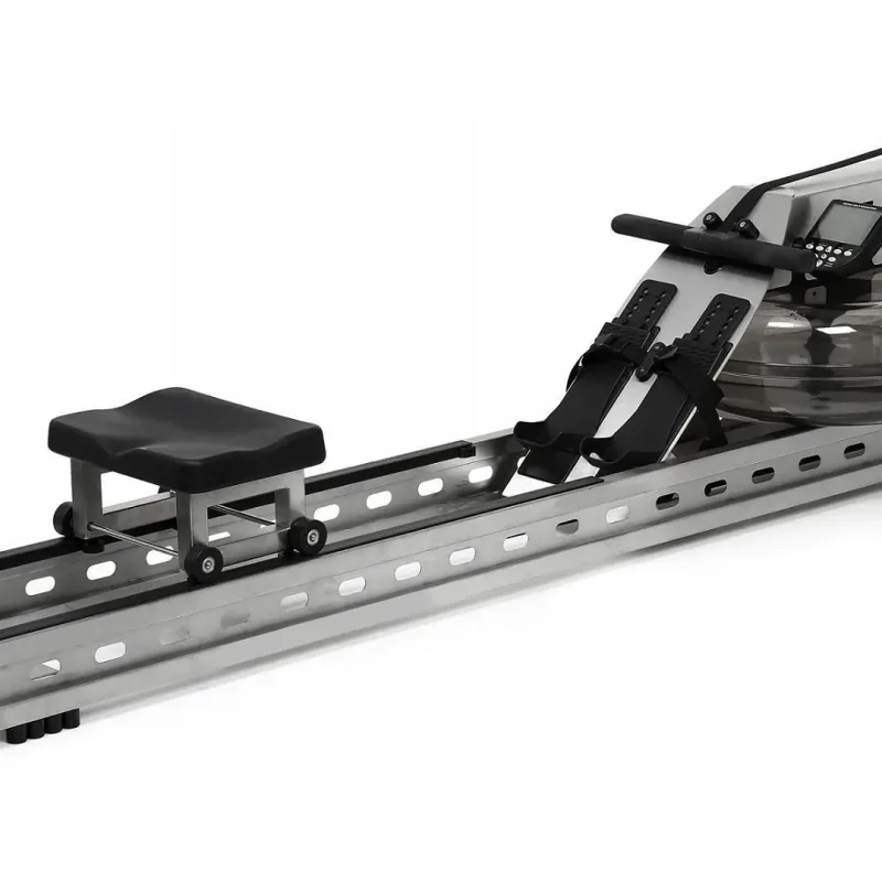 Веслувальний тренажер водний WaterRower S1 LoRise S4 Steel сірий