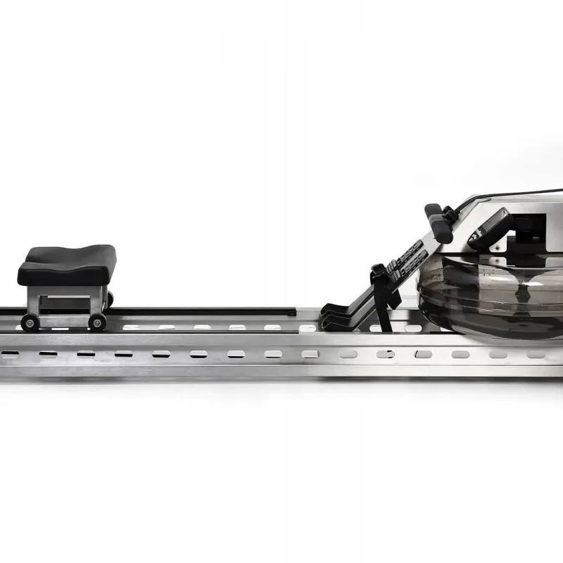 Веслувальний тренажер водний WaterRower S1 LoRise S4 Steel сірий