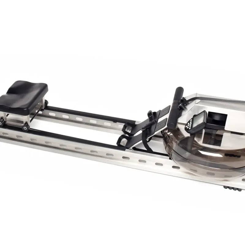 Веслувальний тренажер водний WaterRower S1 LoRise S4 Steel сірий