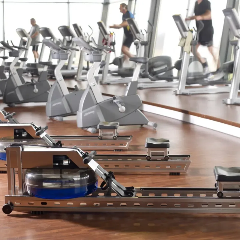 Веслувальний тренажер водний WaterRower S1 LoRise S4 Steel сірий