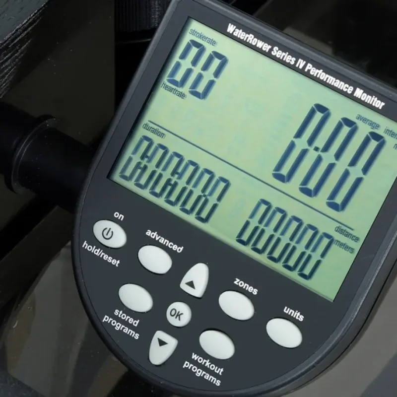 Веслувальний тренажер водний WaterRower Shadow S4 Ash чорний