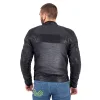 Шкіряно-джинсова мото-куртка W-TEC Metalgy - розмір 6XL / чорна Шкіряно-джинсова мото-куртка W-TEC Metalgy - розмір 6XL / чорна