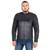 Шкіряно-джинсова мото-куртка W-TEC Metalgy - розмір 6XL / чорна Шкіряно-джинсова мото-куртка W-TEC Metalgy - розмір 6XL / чорна