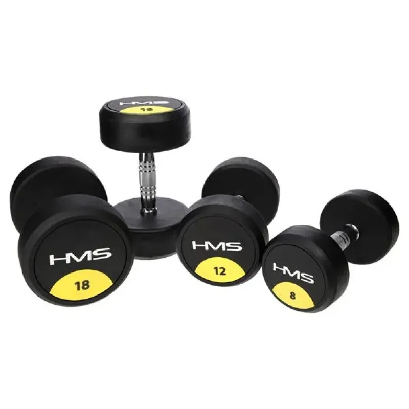 Гантель прогумована HMS HG PRO, 40 кг