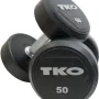 Гантель прогумована TKO K828RR-48, 48 кг
