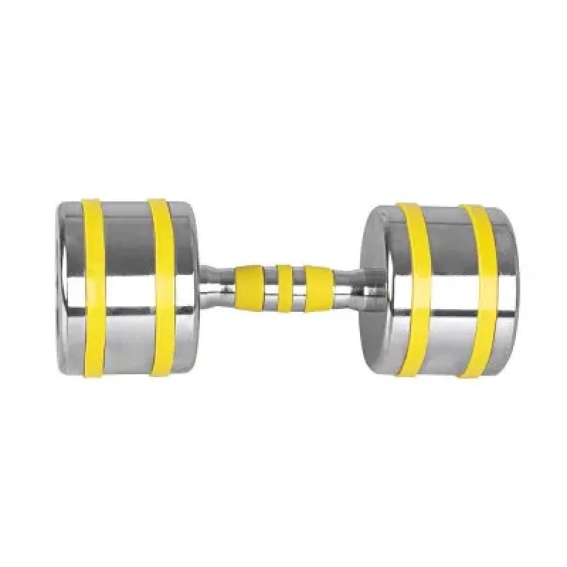 Гантель хромована inSPORTline Yellsteel 12 кг