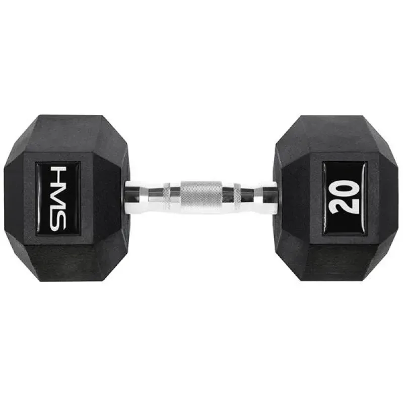 Гантель шестигранна HMS HEX PRO, 20 кг