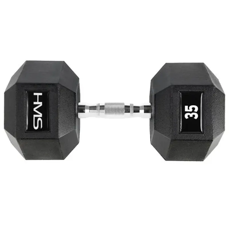Гантель шестигранна HMS HEX PRO, 35 кг