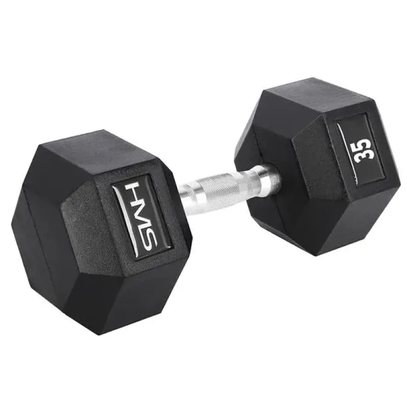 Гантель шестигранна HMS HEX PRO, 35 кг