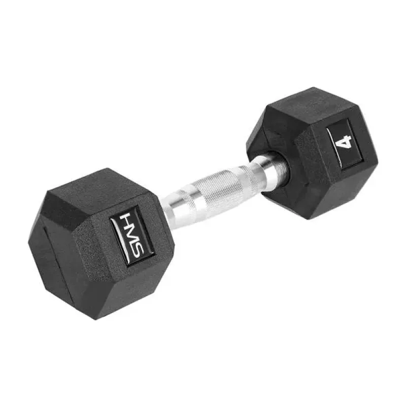 Гантель шестигранна HMS HEX PRO, 4 кг