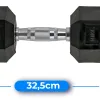 Гантель шестигранна THUNDER 10 кг