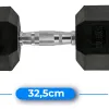 Гантель шестигранна THUNDER 12,5 кг