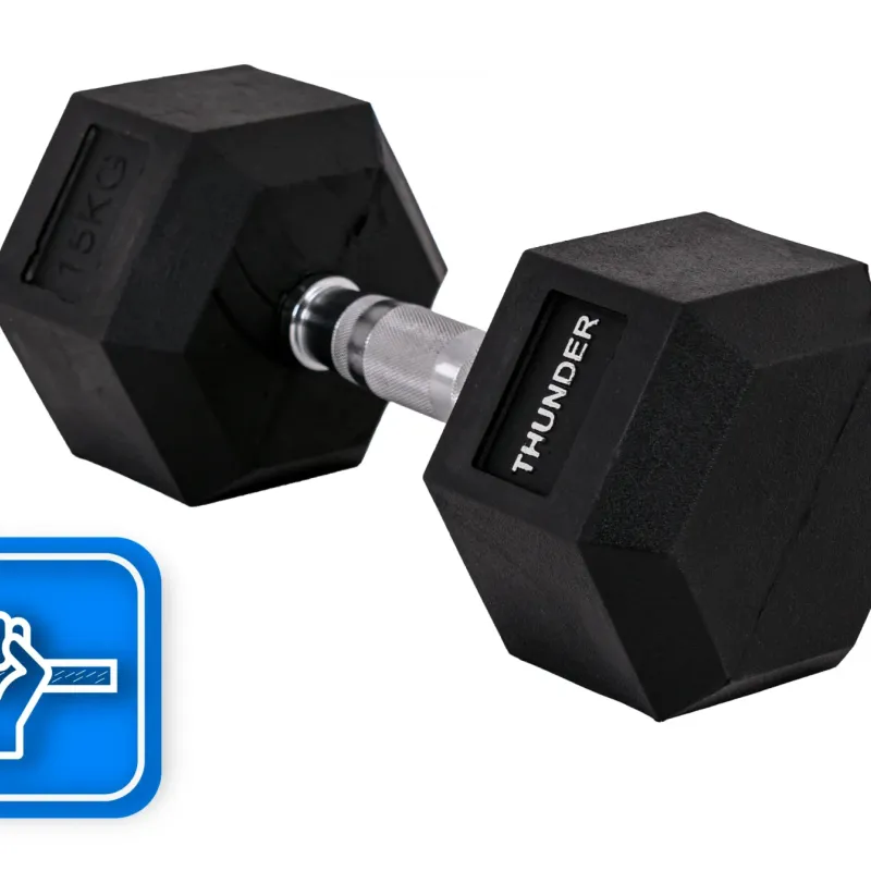 Гантель шестигранна THUNDER 15 кг Гантель шестигранна THUNDER 15 кг