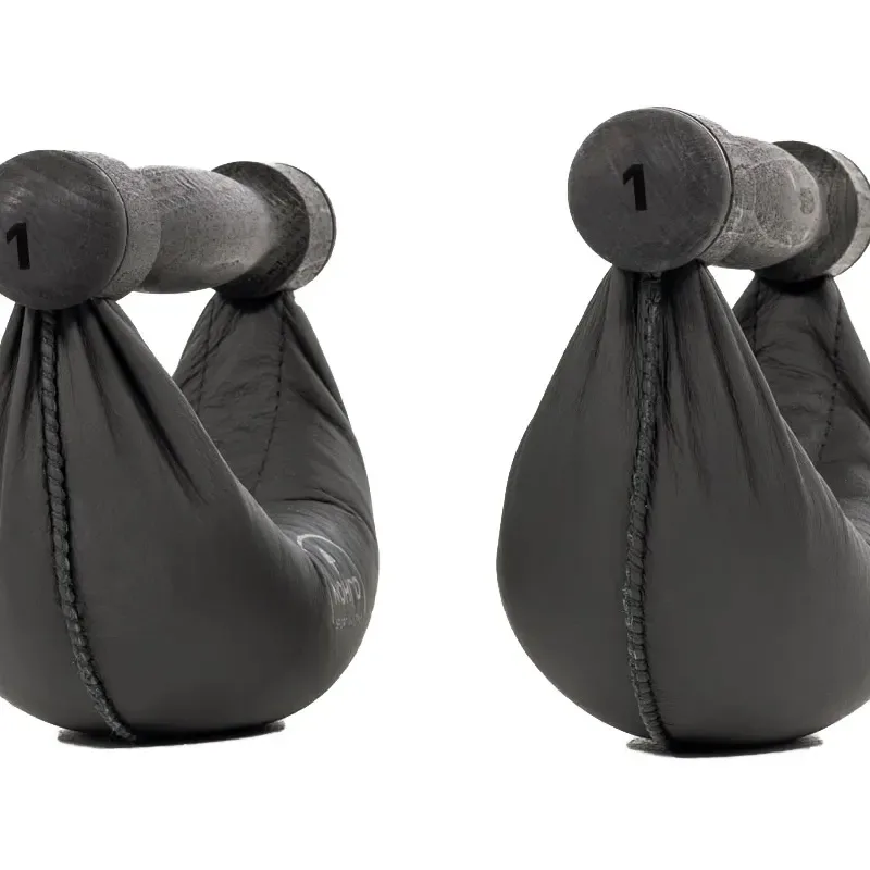 Гантелі NOHRD SwingBell Чорний Бук 2 х 1 кг