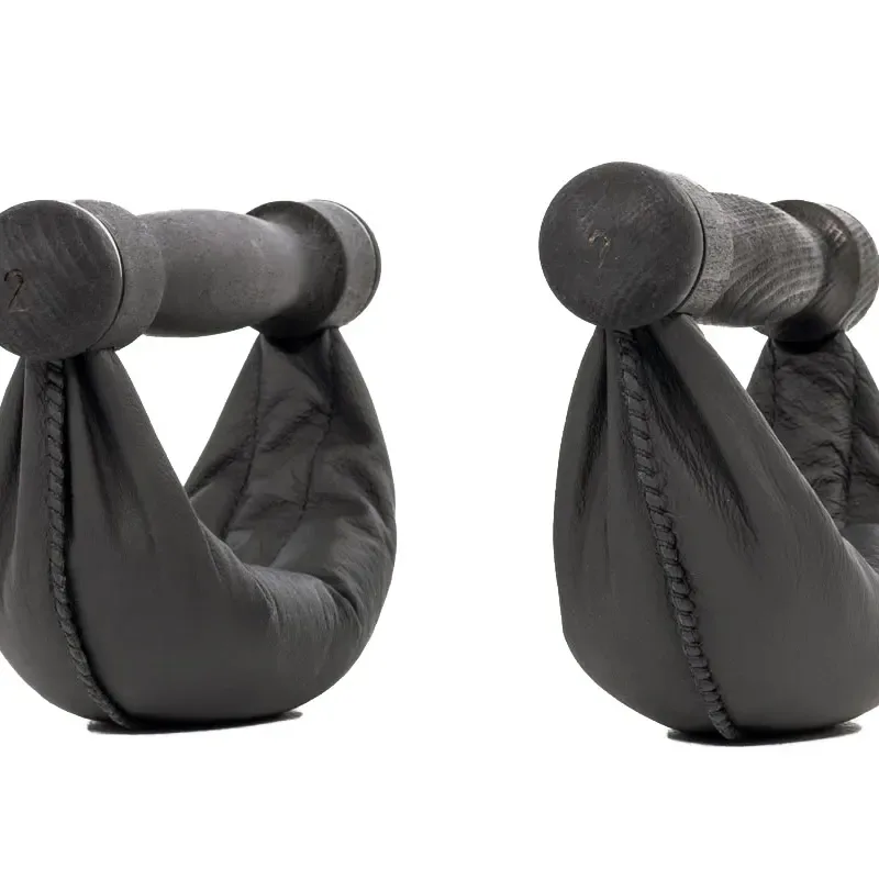 Гантелі NOHRD SwingBell Чорний Бук 2 х 2 кг