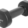 Гантелі вінілові ENERO FIT VDB зі стійкою, 12 кг