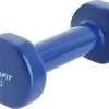 Гантелі вінілові ENERO FIT VDB зі стійкою, 12 кг